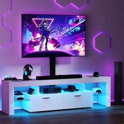 TV-Stand with Mount & Power Outlet