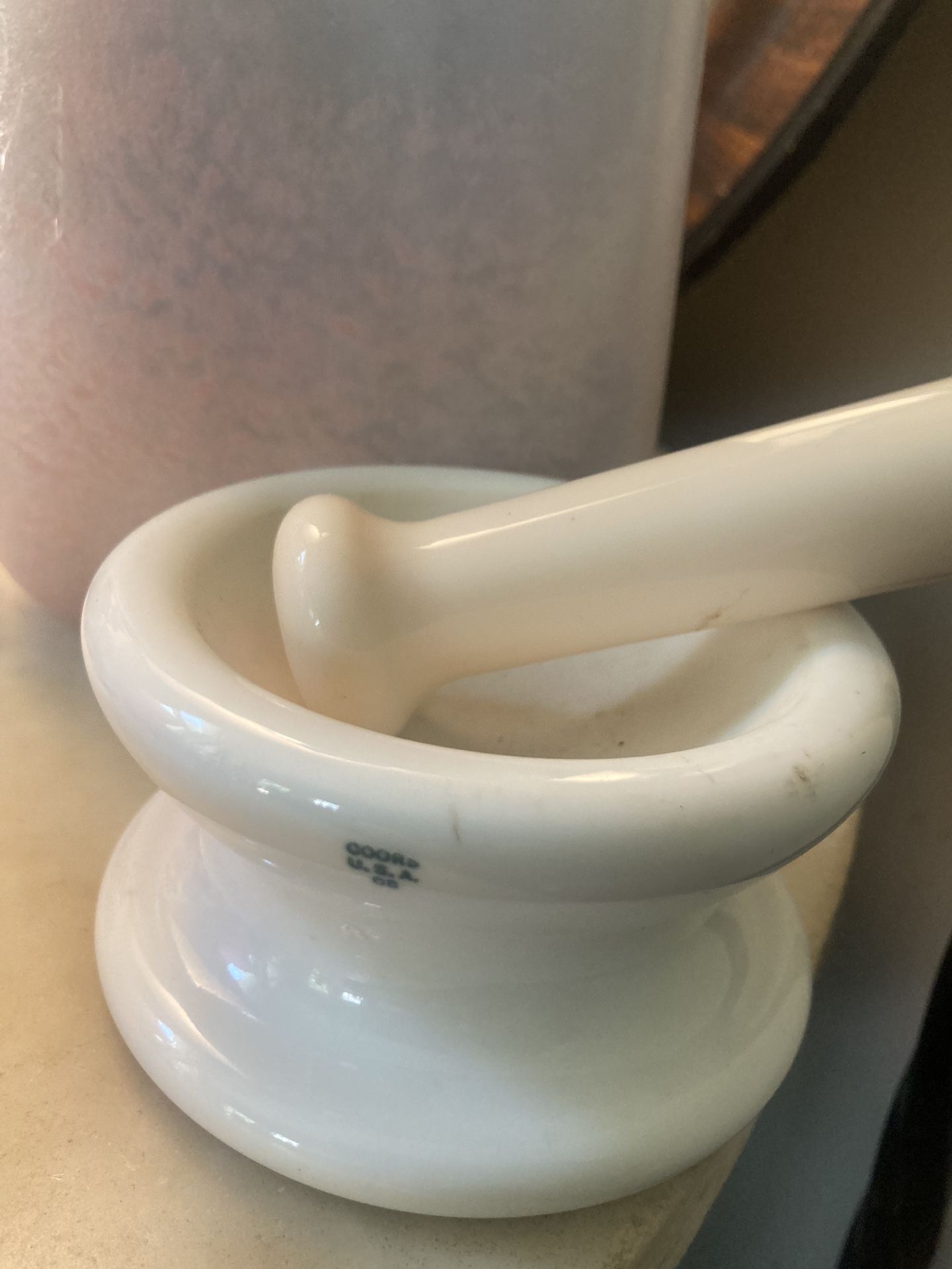 Vintage Coors USA Mortar & Pestle