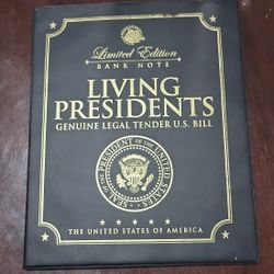 Living Presidents Legal Tender U.S. Bill