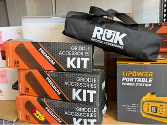 RUK Premium Griddle Accessories Kit 20-Piece
