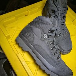 Timberland Premium 6010B 4945 Black Waterproof Combat Boots Size 10.5 High Shoes