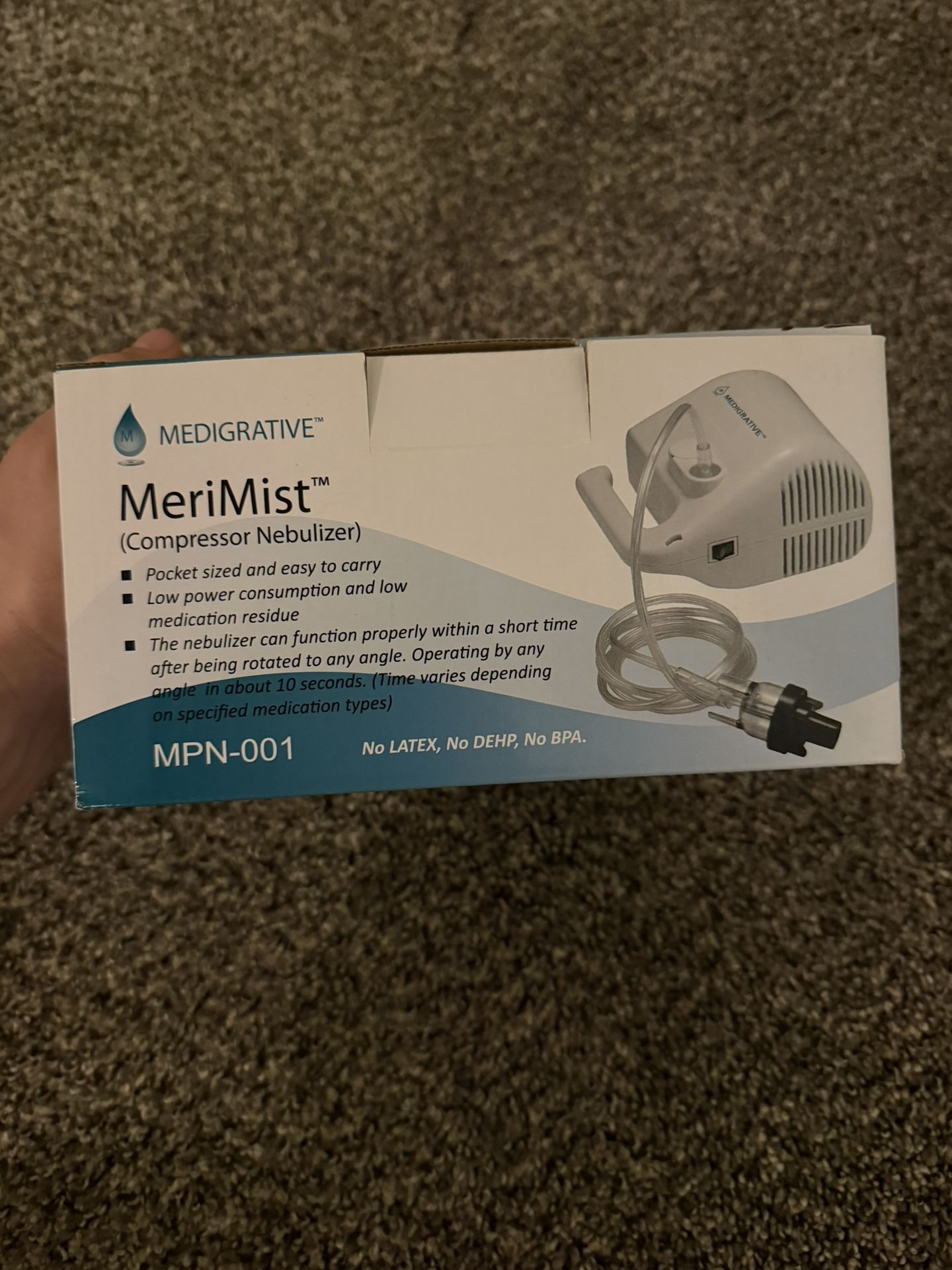 MeriMist Compressor Nebulizer 30$