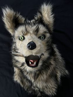 HALLOWEEN WOLF MOVING MASK