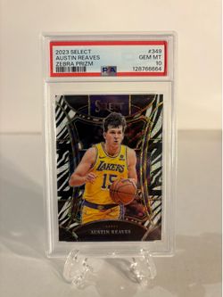 2023 Select - Austin Reaves #349 Zebra Prizm PSA 10 🔥Low POP🔥