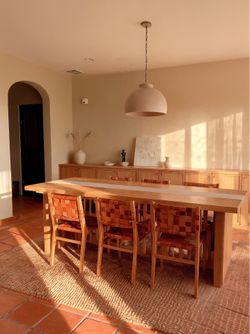 Dining table light oak