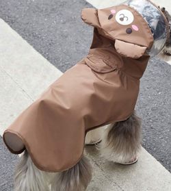 Bear Dog Rain Coat