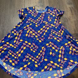 Girls Blue LulaRoe Dress Size 4  #22