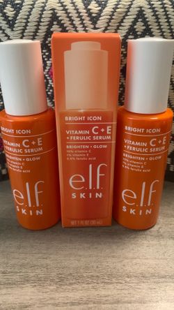 e.l.f. SKIN Bright Icon Vitamin C + E + Ferulic Face Serum,