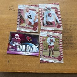 2024 ABSOLUTE LOT OF 4 ARIZONA CARDINALS ROOKIE CARDS