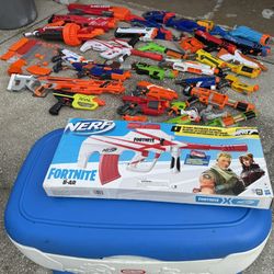 Nerf, Rival Guns With Little Tikes Toy Chest $100