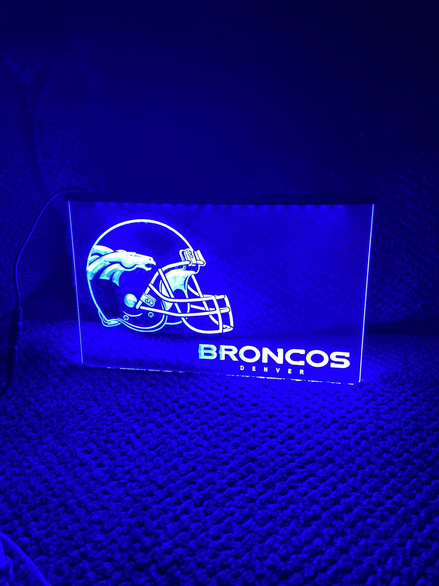 Brand new Denver Broncos LED sign