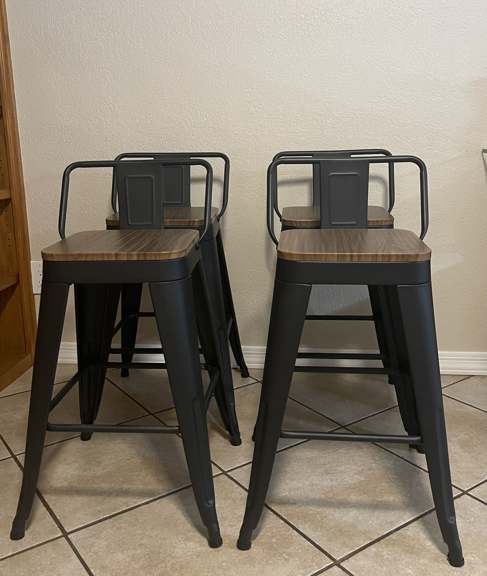 Metal Bar Stools Set Of 4