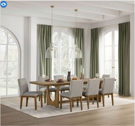 Dining Table and 8 Chairs