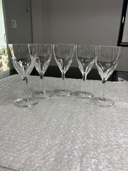 Baccarat Genova (Cut) Claret Wine Glasses