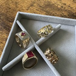 14k Gold Assorted Rings