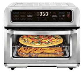 Chefman - Toast-Air 20L Dual Function Air Fryer + Oven w/ 9 Cooking Presets - Stainless Steel