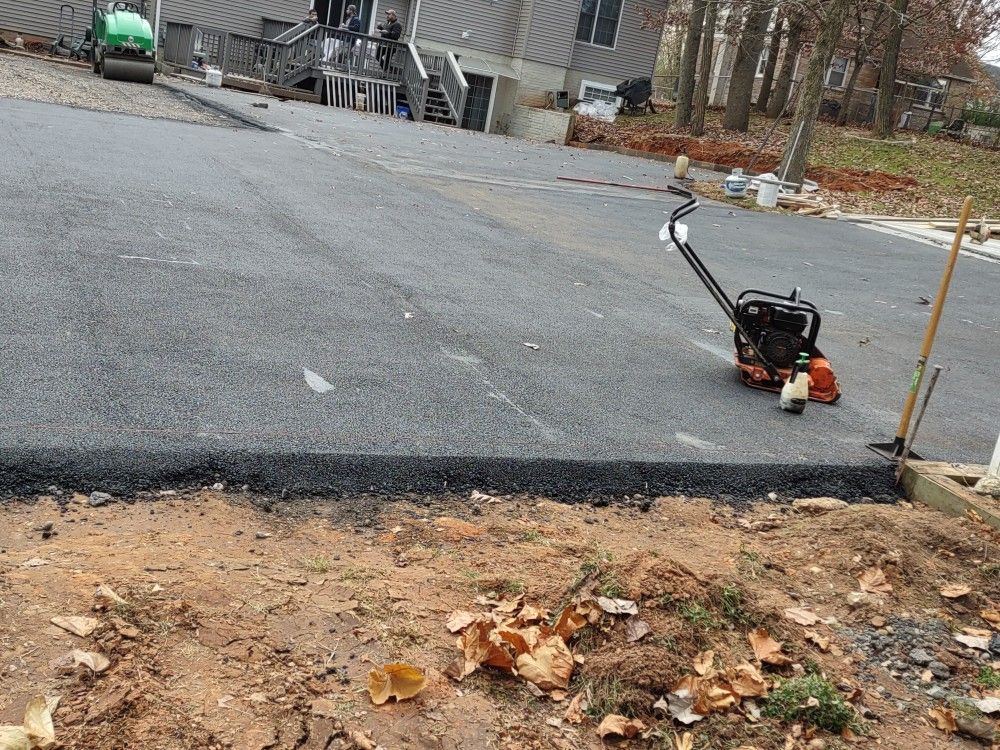Asphalt Driveway Concrete Driveway