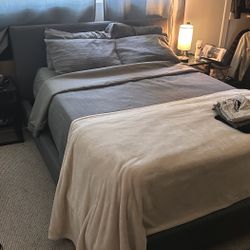 Moving Out Queen Bed, Dresser, Desk, Filing Cabinet