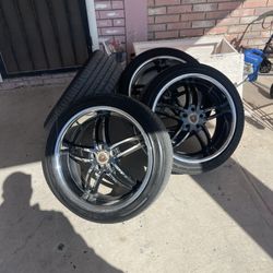 20” 5 Lug Rims/Tires