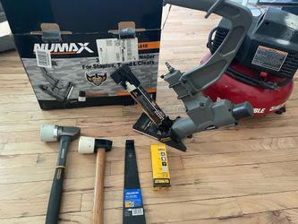 Flooring cleat nailer set. All works with nails.
