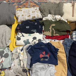Baby Boys Clothes 30pz Bundle Size 0-6 Months 