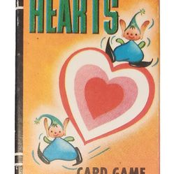 Vintage Whitman Hearts Miniature Playing Cards Game Collectible 1951