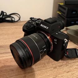 Sony A7III 24.2 MP Full Frame with Samyang AF 35mm F1.8.