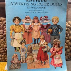New Book of Antique paper dolls with clothing $5