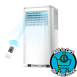 ZAFRO 8,000 BTU Portable Air Conditioners with Remote
