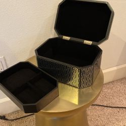 Modern Mirrored Jewelry Box