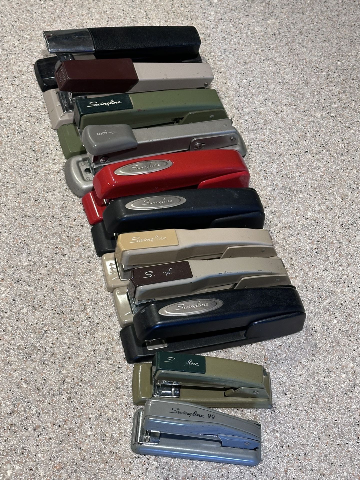 Vintage Staplers Swing Line 11 Metal Staplers