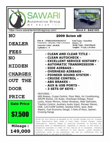 2009 Scion xD
