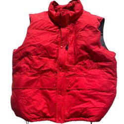 REI Down Puffer Vest Size Large Outdoors Fishing VEST