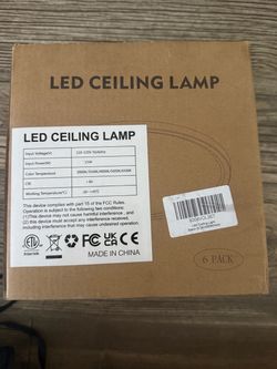 LED recessed ceiling lamps