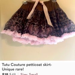 Tutu Couture Petticoat Skirt 