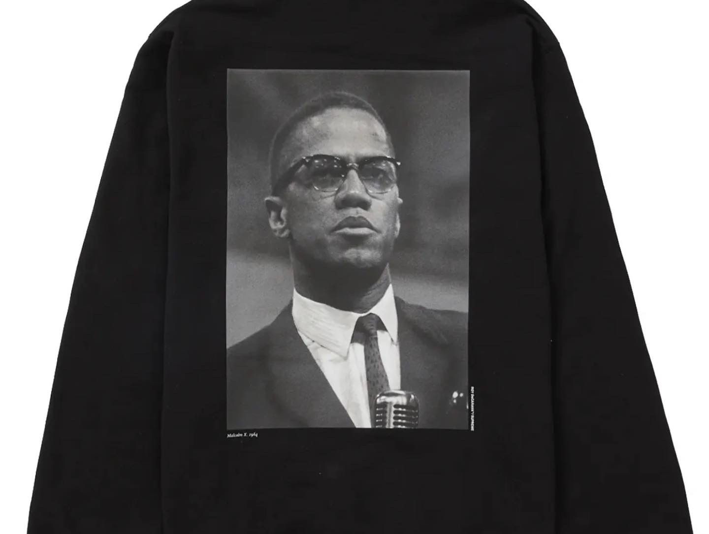 Supreme Malcolm X Roy DeCarva Hoodie Size L