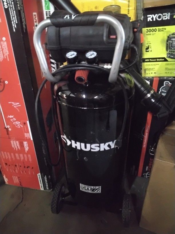 Husky 20 Gal. 200 PSI Oil Free Portable Vertical Electric Air Compressor