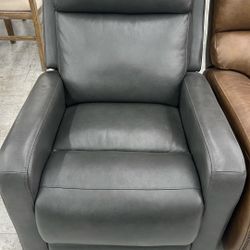 Black Leather Single Chair 