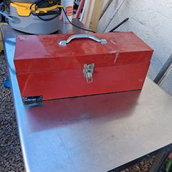 Red Portable Tool Box 