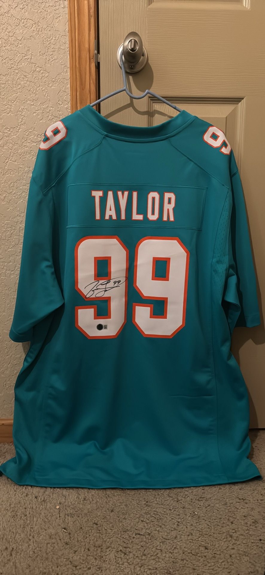 Signed Jason Taylor Jersey
