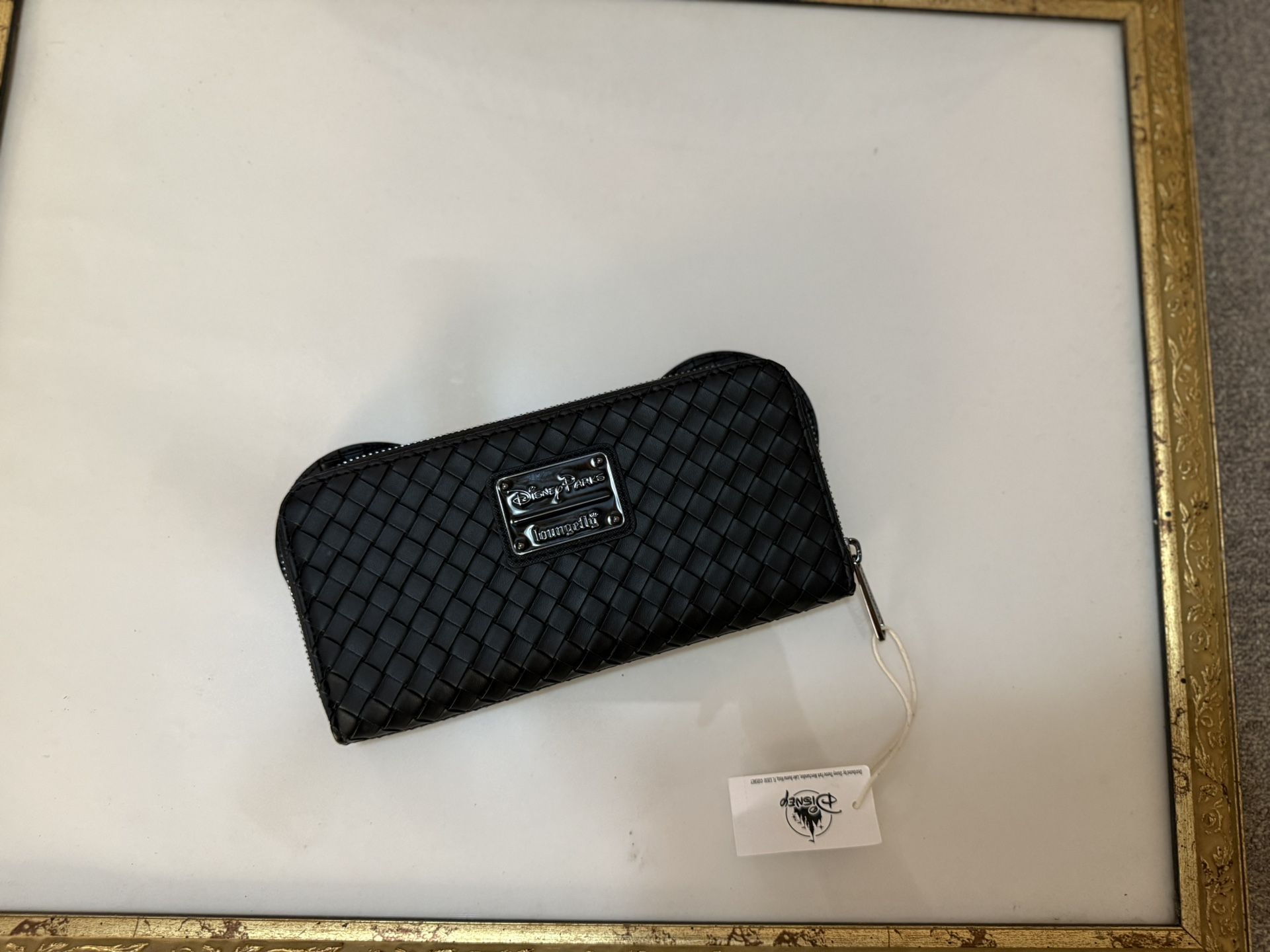 Loungefly Mickey Mouse Black Woven Wallet