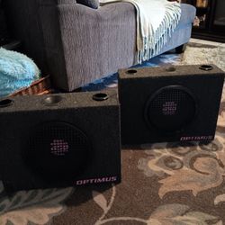 Two Optimus Speakers 450wt each