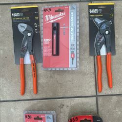 Klein Tools Milwaukee tools Corona tools