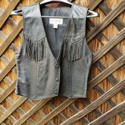 Fringed Leather Vest