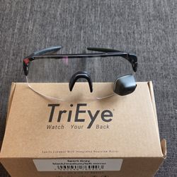 TriEye View Sport Standard Cycling Glasses With Mirror