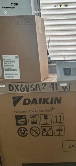 Brande new air conditioner system Daikin 12 years guarantee
