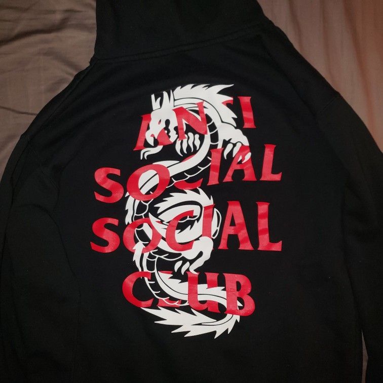 Anti Social Social Club Black Dragon Hoodie