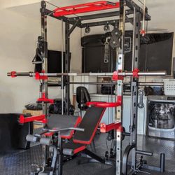 New Multifunctional Smith Machine , Weights , Squat Rack , Bench Rack , Bench Press 