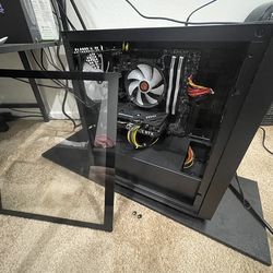 gaming PC and keyboard