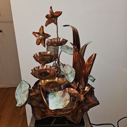 Beautiful Copper Fountain * Comes With  Pump